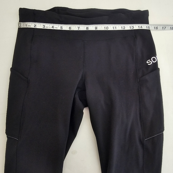 Lululemon Speed Up Crop Black Mid Rise Run Capri with Pockets Size 10 - Picture 13 of 15